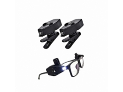 Lámpara de lectura LED para gafas, flexible, con clip y compatibilidad universal. Nostalgia88