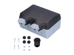 Yncm2026-enchufe Exterior Impermeable Con Interruptor 250v 16a Estándar Alemán Eu Montaje En Superficie