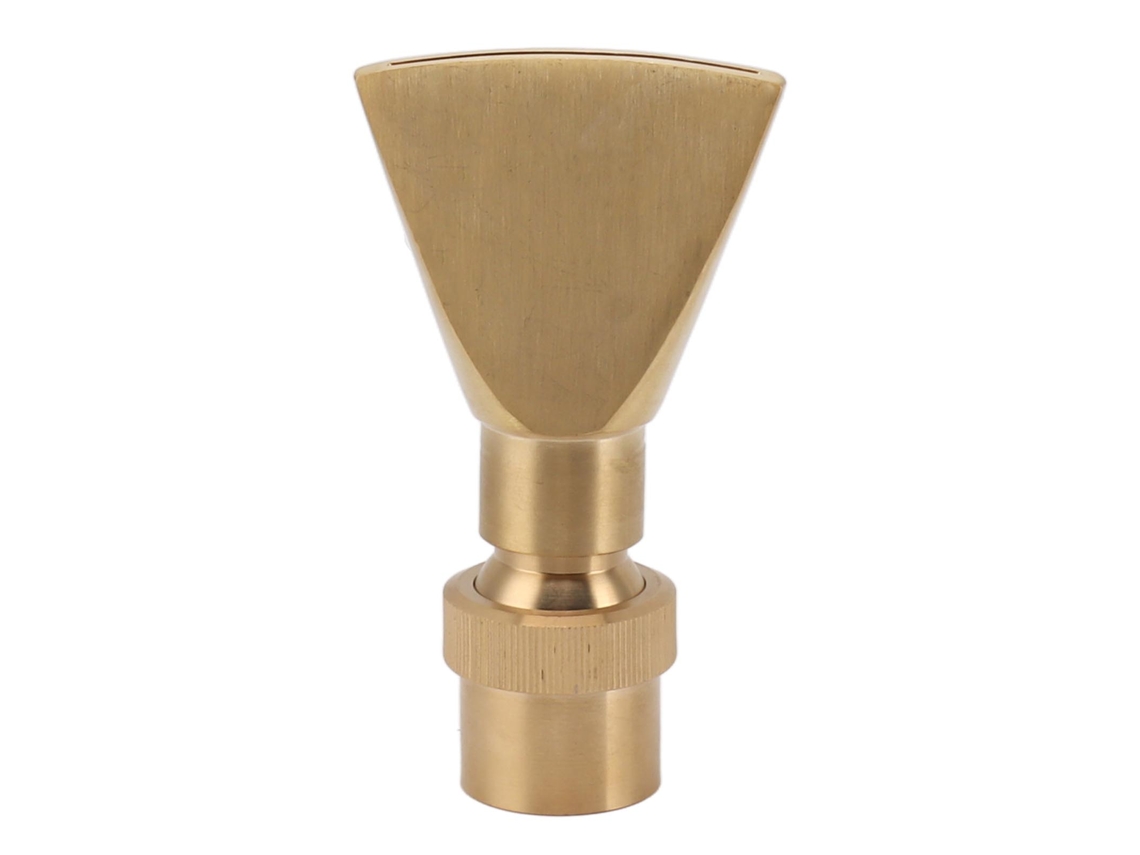 Boquilla de fuente ajustable en forma de abanico de cobre G1in
