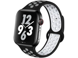 Correa Apple Watch Series 5 G4M 44mm Negro, Blanco