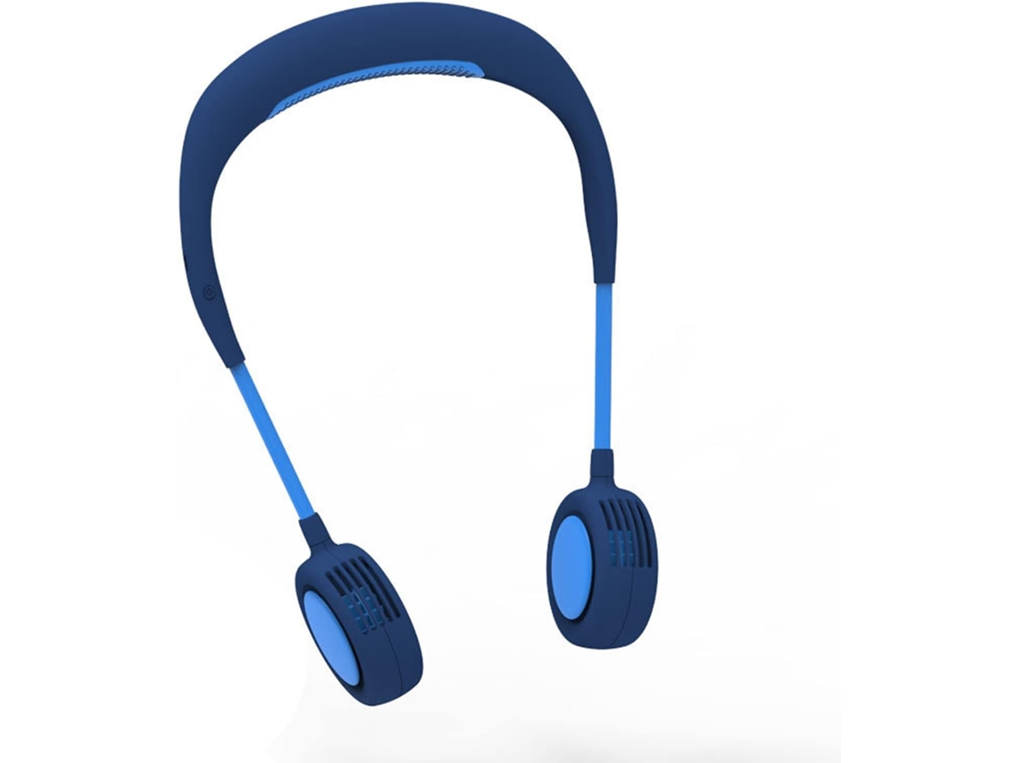 Ventilador Portátil De Cuello Ventilador Deportivo Manos Libres Sin Aspas Recargable Por Usb 4 Velocidades