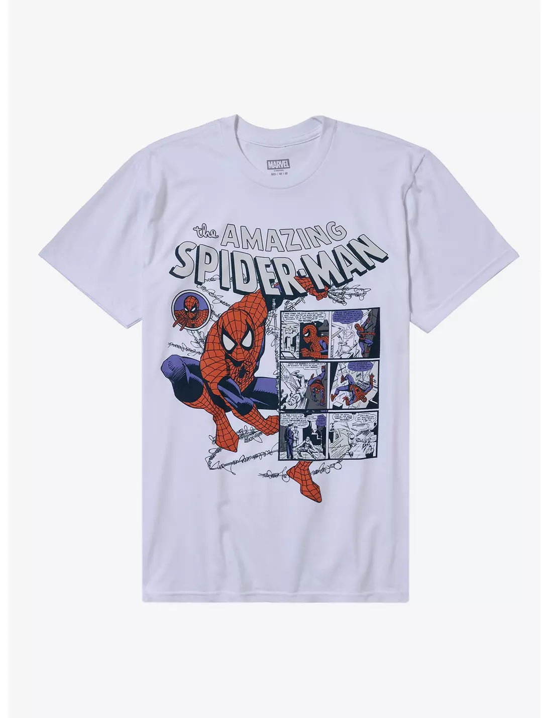 Rockinstone Marvel The Amazing Spider-man Panels T-shirt Unisex Adults Size:xl