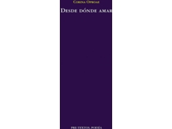 Libro Desde Dónde Amar de Corina Oproae (Español)