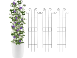 Enrejado Para Plantas – Decorativo, Soportes Altos Ajustables, 81,3 Cm, Jardinera Elevada, Espaldera Para Plantas, Para
