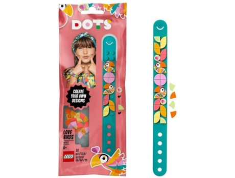 LEGO Dots: Pulsera Love Birds - 41912 (Edad Mínima: 6 - 33 Piezas)