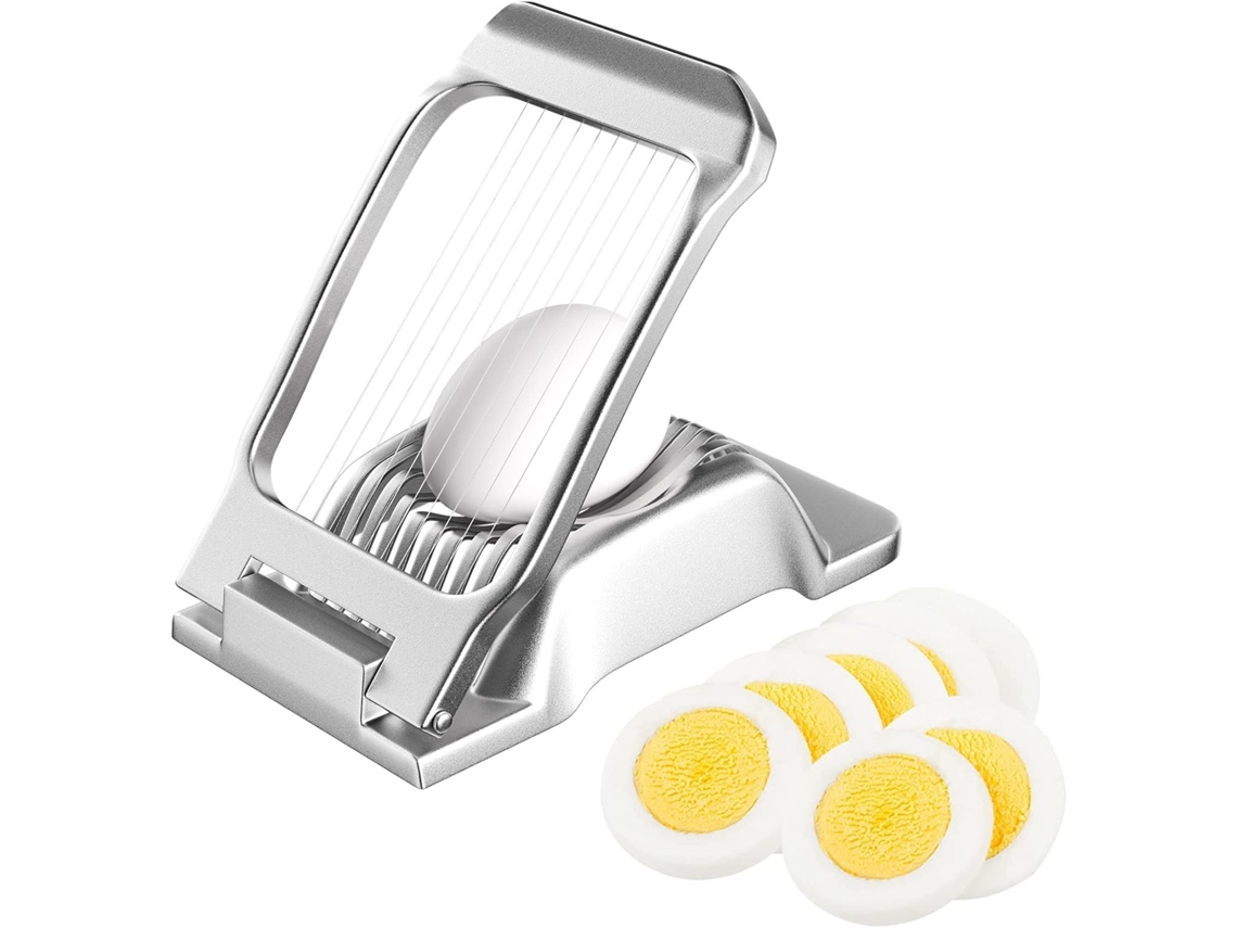 Cortador Huevos Aluminio Robusto, Lavavajillas, Para Huevos Cocidos, Kiwis, Fresas