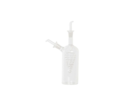 DKD HOME DECOR Set Aceite De Oliva Y Vinagre Vidrio Borosilicato Transparente (13 X 6,5 X 25 cm)