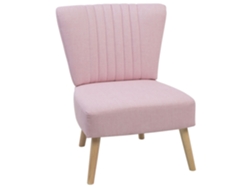 Sillón BELIANI Vaasa de Poliéster Rosa 61x60x85