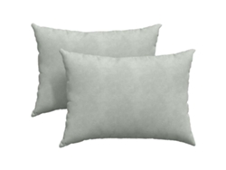 Cojines para sofá, 2 unidades, gris claro, 70x50cm HARLANV1