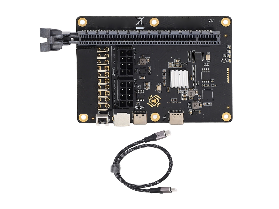 Estación De Acoplamiento De Gpu Externa Pcie X16 Type C Usb4 Extensión De Tarjeta Gráfica Para Pc Laptop Gaming