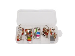 Isca De Pesca Spinner Metal Con Gancho Triplo 10 Piezas