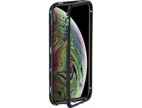 Protector de Pantalla para iPhone XS Max COLOR BLOCK Vidrio Templado Negro