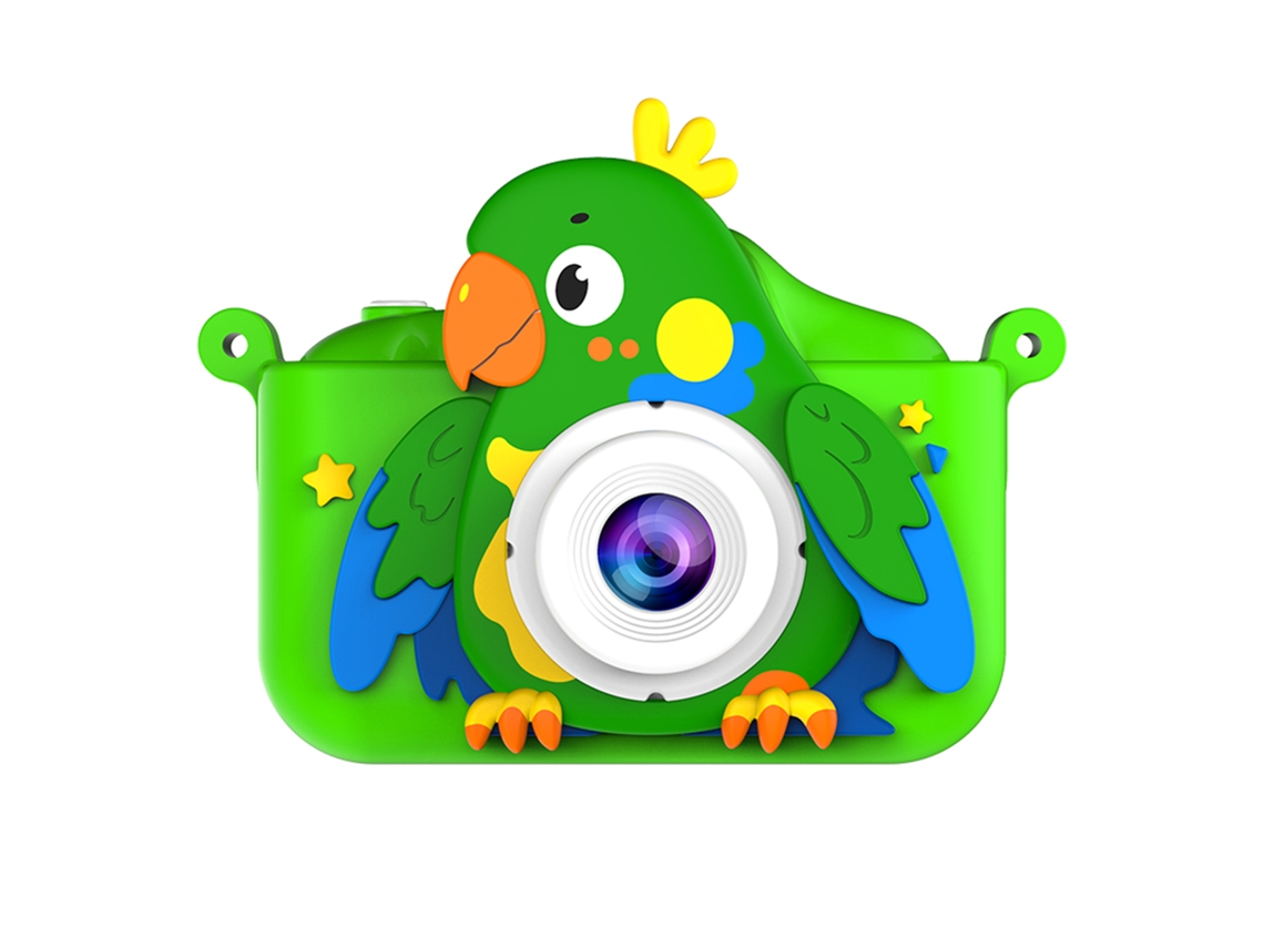 Cámara infantil para fotos y videos. Video FHD de 44 MP, zoom digital 8x. Cámara trasera para selfies y juegos integrados.