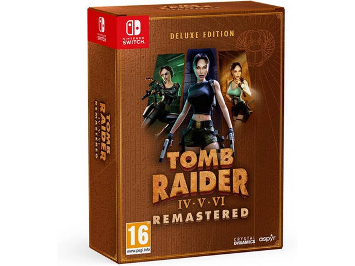 Juego Nintendo Switch Tomb Raider IV-VI Remastered Starring Lara Croft: Deluxe Edition