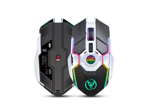 Ratón Gaming TRUMSEN T30B RGB (2400dpi - Negro)
