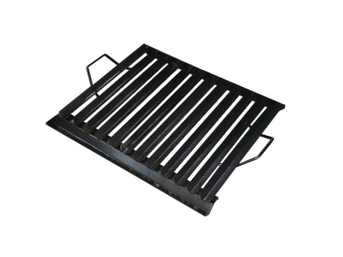 Plancha asar tipo argentino 50 x 40 sin patas + vertegrasas