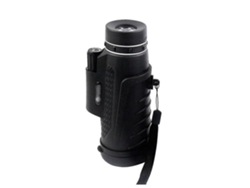 Telescopio monocular con zoom óptico de 40x60 y clip para trípode para teléfono, color negro Gusshious
