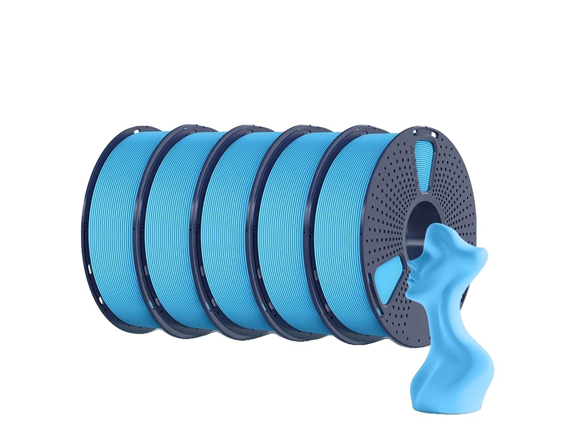 Filamento para impresora 3D, impresión de alta velocidad, acabado mate, Hsmpetg azul cielo OEM