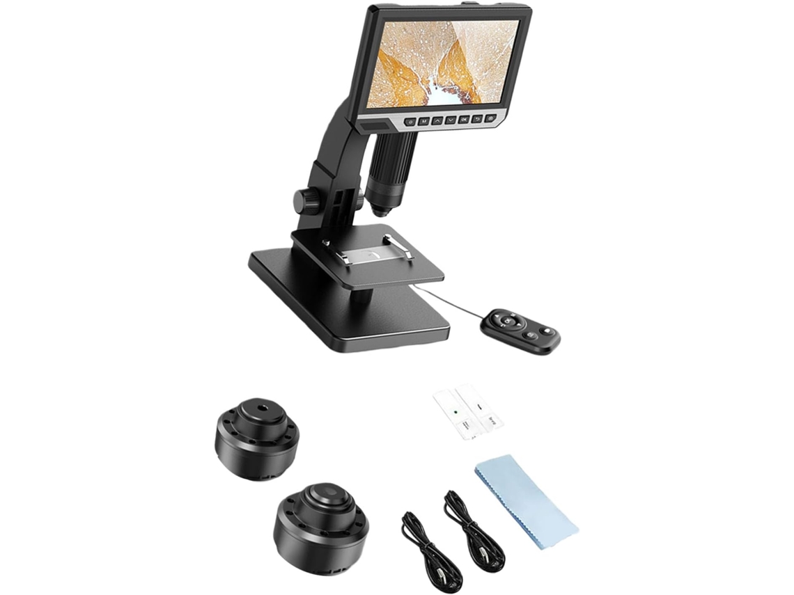 Microscopio Con Pantalla De 17,8 Cm Y Función De Vídeo De 1000 Aumentos Para Imágenes Y Mantenimiento. Brillo
