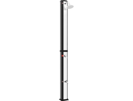 vidaXL Ducha solar de jardín con alcachofa y grifo 35 L