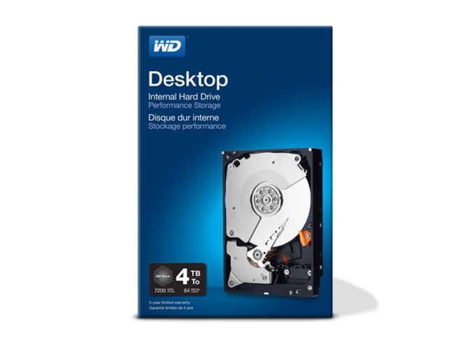 Disco HDD Interno WESTERN DIGITAL Perform (4 TB - SATA - 7200 RPM)