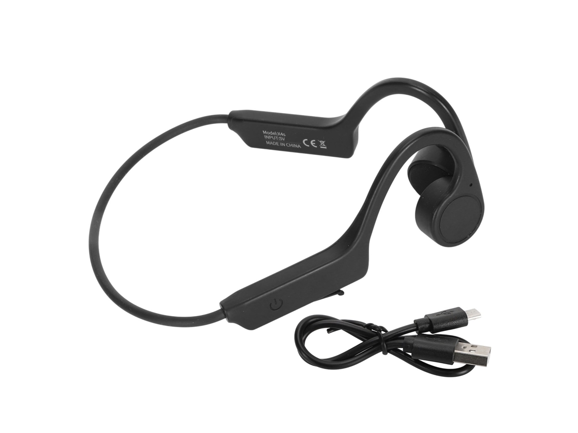 Auriculares De Conducción Ósea Bluetooth 5.0 Ip56 Resistentes Al Agua Inalámbricos De Oído Abierto Negros