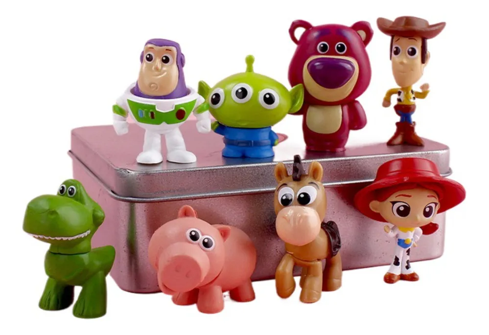 Nuevo juego de adornos de Toy Story de 8 piezas de Uvayotoy