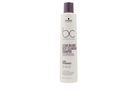 Champú Líquido SCHWARZKOPF BC Clean Balance Deep Cleansing (250 ml)