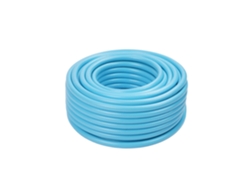Mangueira De Jardim Relaxdays, 70 M, Universal 1/2'', Resistente A Uv E Intempéries, Mangueira Têxtil Pp, Azul-claro