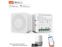 2026 Store-módulo De Relé Interruptor Wifi 2 Vías 16a Control Remoto Inalámbrico App Tuya Compartir Dispositivo Control Por Voz