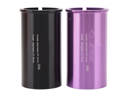 Adaptador De Tubo De Sillín Texturizado De Aluminio Cnc, Reductor De Montaje Cd De 27,2-31,6 Mm Para Bicicleta