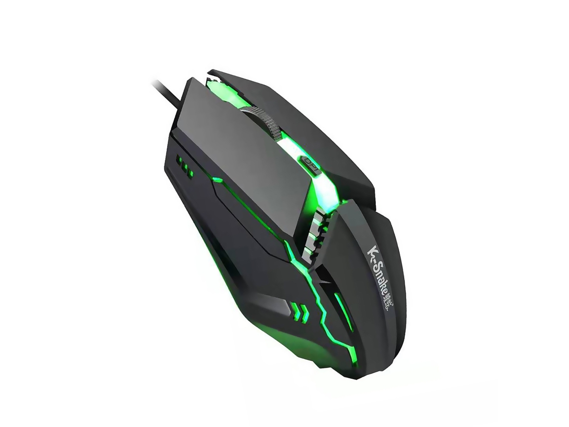 Ratón para juegos M11 con luces LED RGB. 800, 1200 y 1600 DPI.