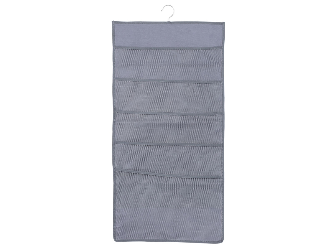 VVJIJILLY Bolsa de armazenamento dupla face para pendurar roupas íntimas, sutiãs, meias, armário e quarto (1)