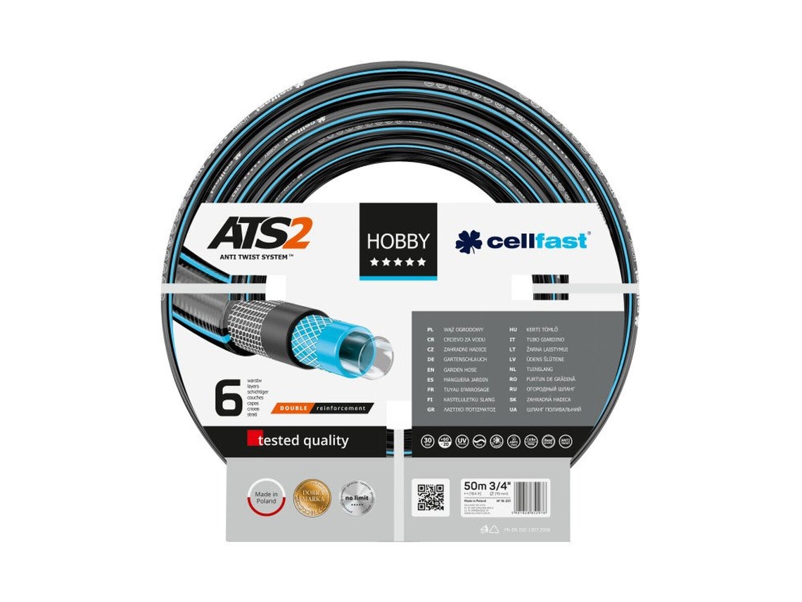 Manguera CELLFAST HOBBY ATS2 Plástico 1 Pieza 50 m