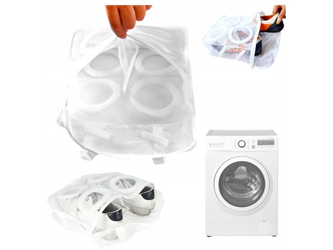 Bolsa para lavar zapatos, protector de zapatos para lavadora con cremallera, vayotoy