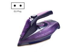 Plancha De Vapor Inalámbrica De Mano Para El Hogar De 2400 W (morada), Estándar Europeo