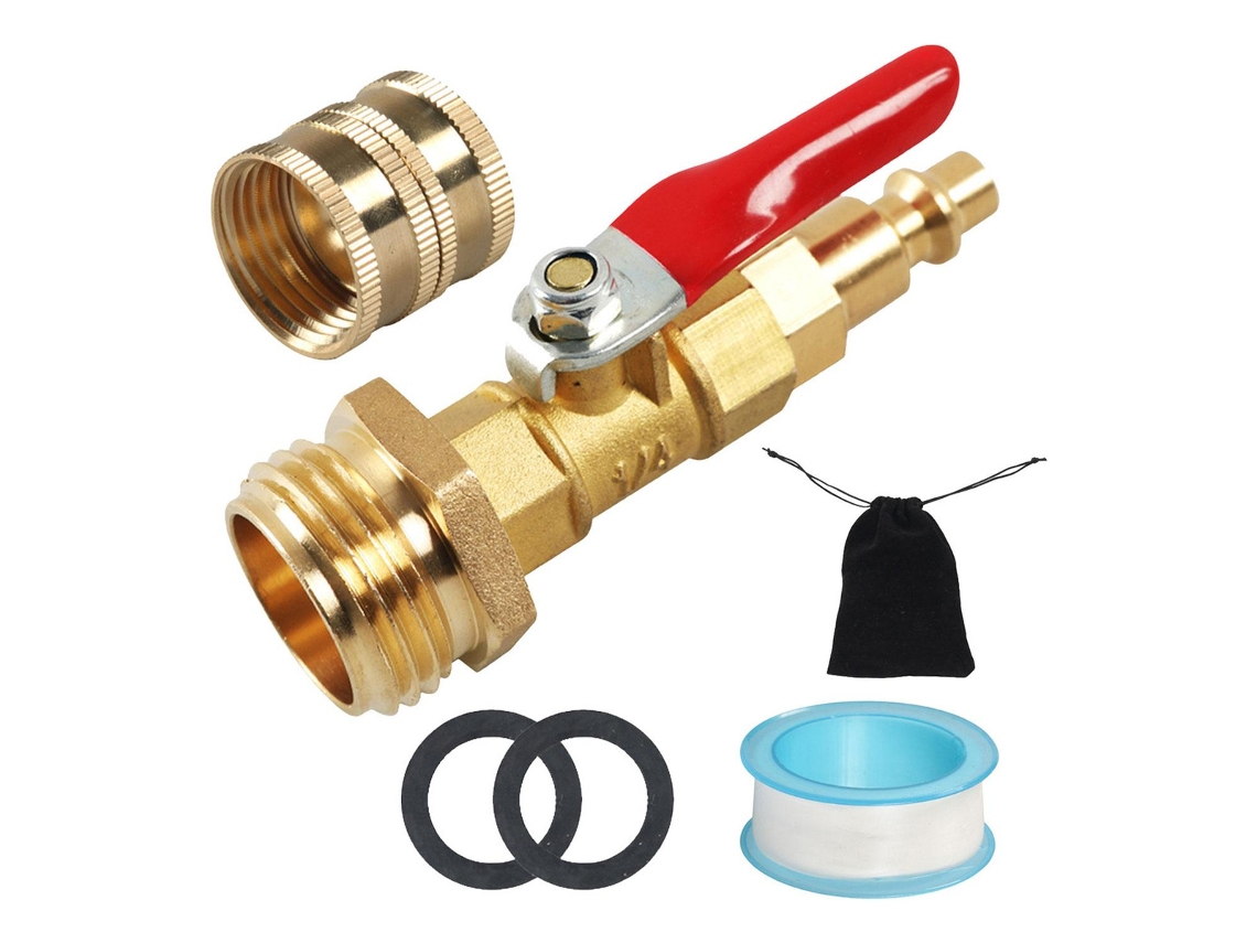 Adaptador de invierno de latón resistente, 4 piezas slowmoose