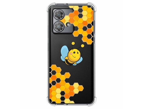 Funda Diseño Abeja para Motorola Edge 40 Neo 5G TUMUNDOSMARTPHONE Multicolor