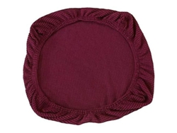 2 Fundas De Silla Elásticas Spandex Lavables Morado Oscuro Para Sillas De Comedor Eventos Hogar