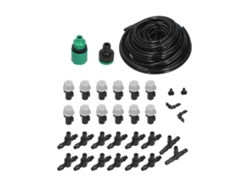 Kit De Riego Para Jardín Con Manguera De 10 M Y Boquilla Sin Orificio. Herramienta Automatizada.