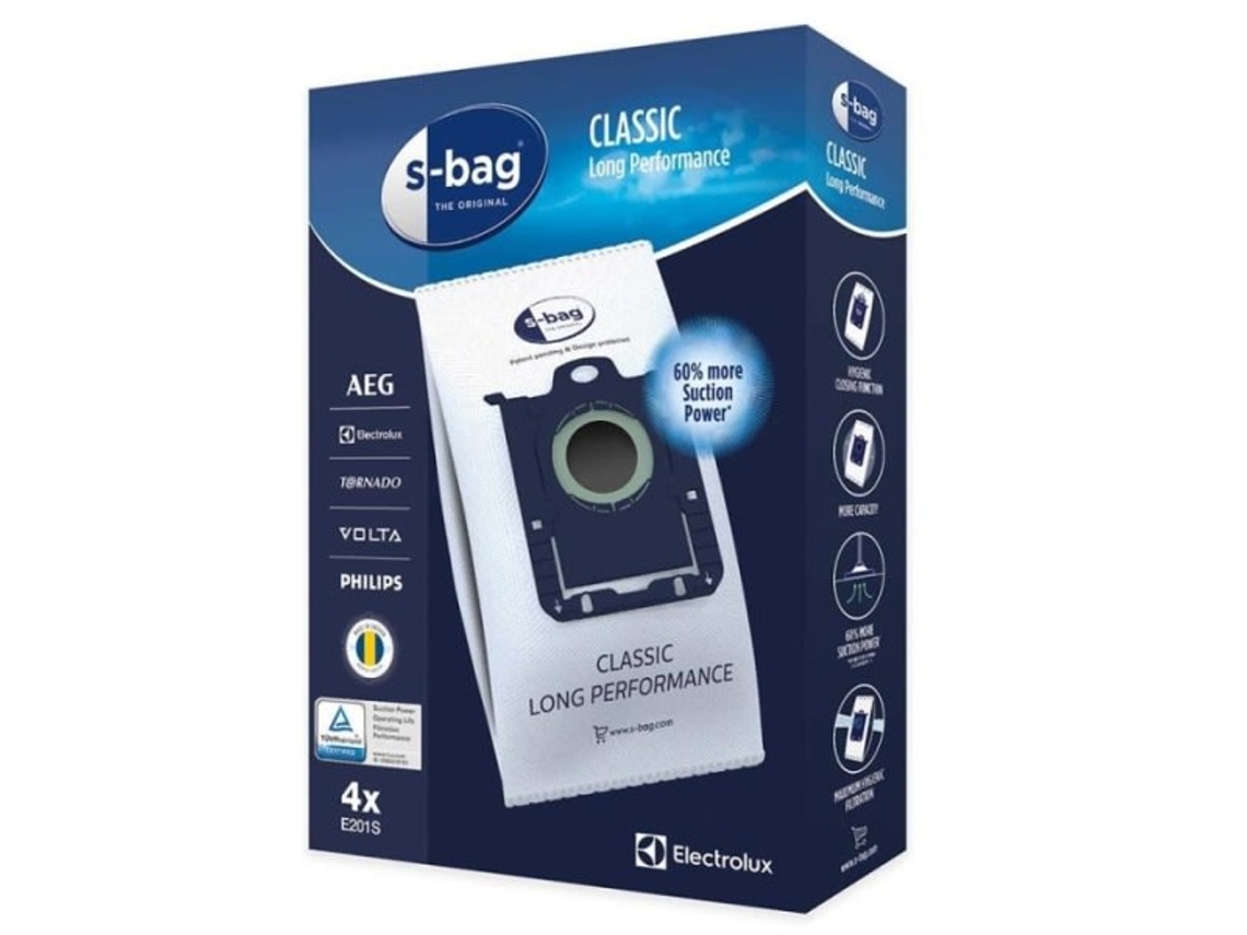 Bolsa para aspiradora Electrolux S Bag Classic de largo rendimiento