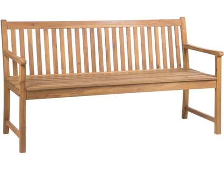 Banco de jardín de madera 160 cm BELIANI Vivara