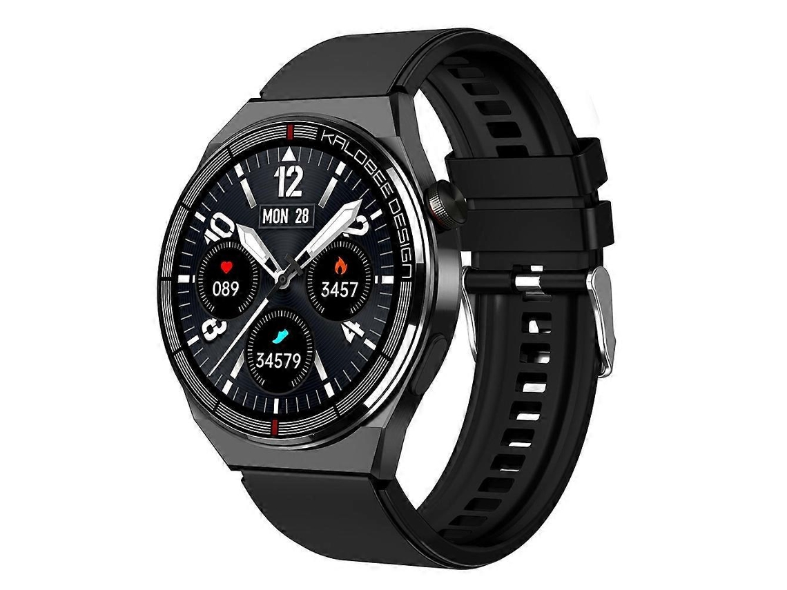 Reloj inteligente resistente al agua IP68 con correa de silicona de 1,3 pulgadas y compatible con llamadas Bluetooth. Ly Ebike