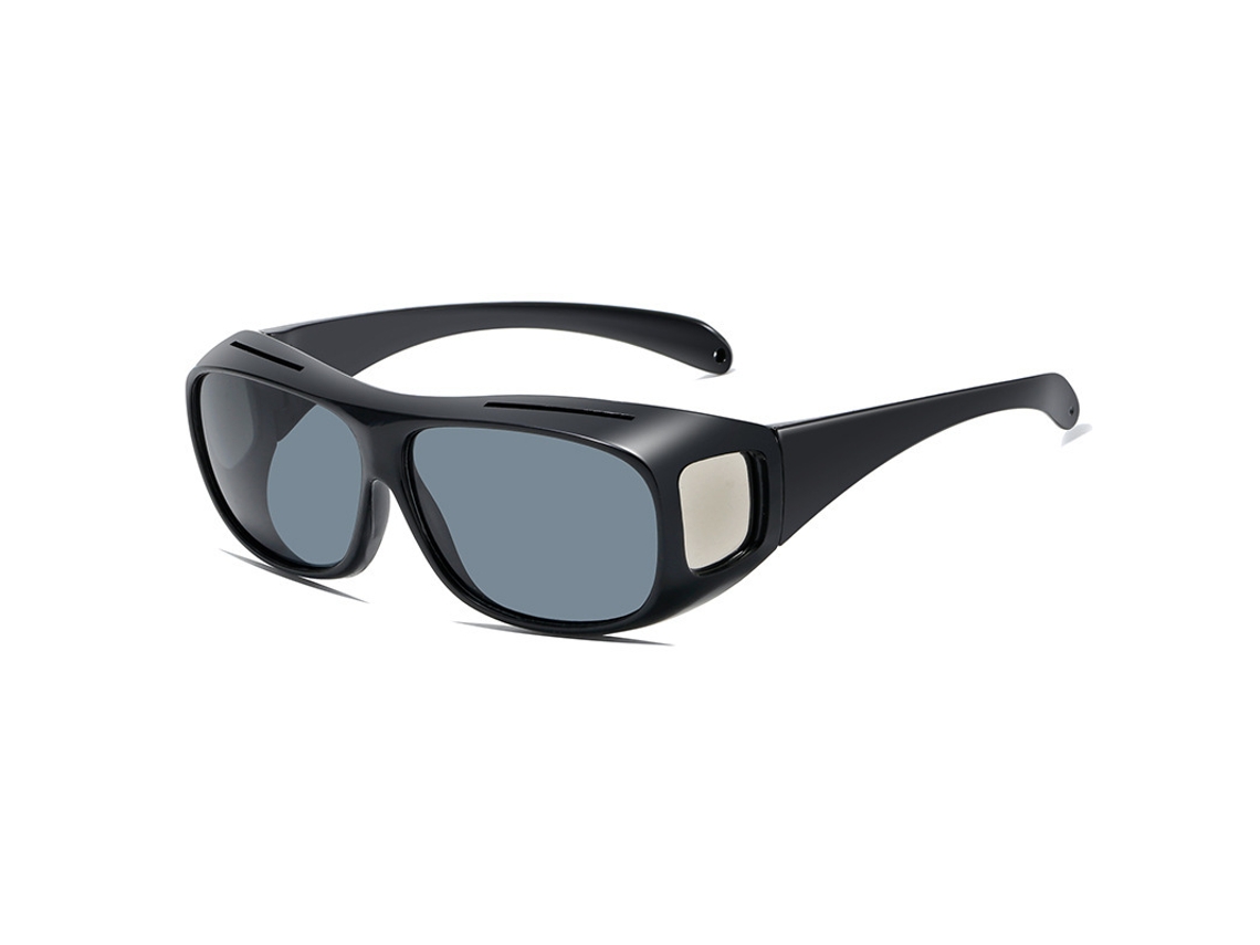 Gafas De Ciclismo Unisex A Prueba De Viento Y Arena Uv385 Gafas De Sol Deportivas Negras Gertiz