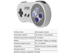 Consola de videojuegos retro SF900 HD Game Stick con 5000 juegos Hengjian