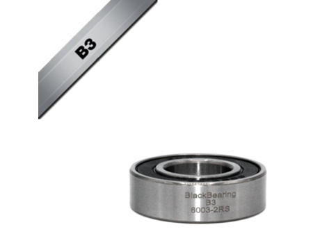 Rodamiento Black Bearing B3 - 6003-2RS - 17 x 35 x 10 mm