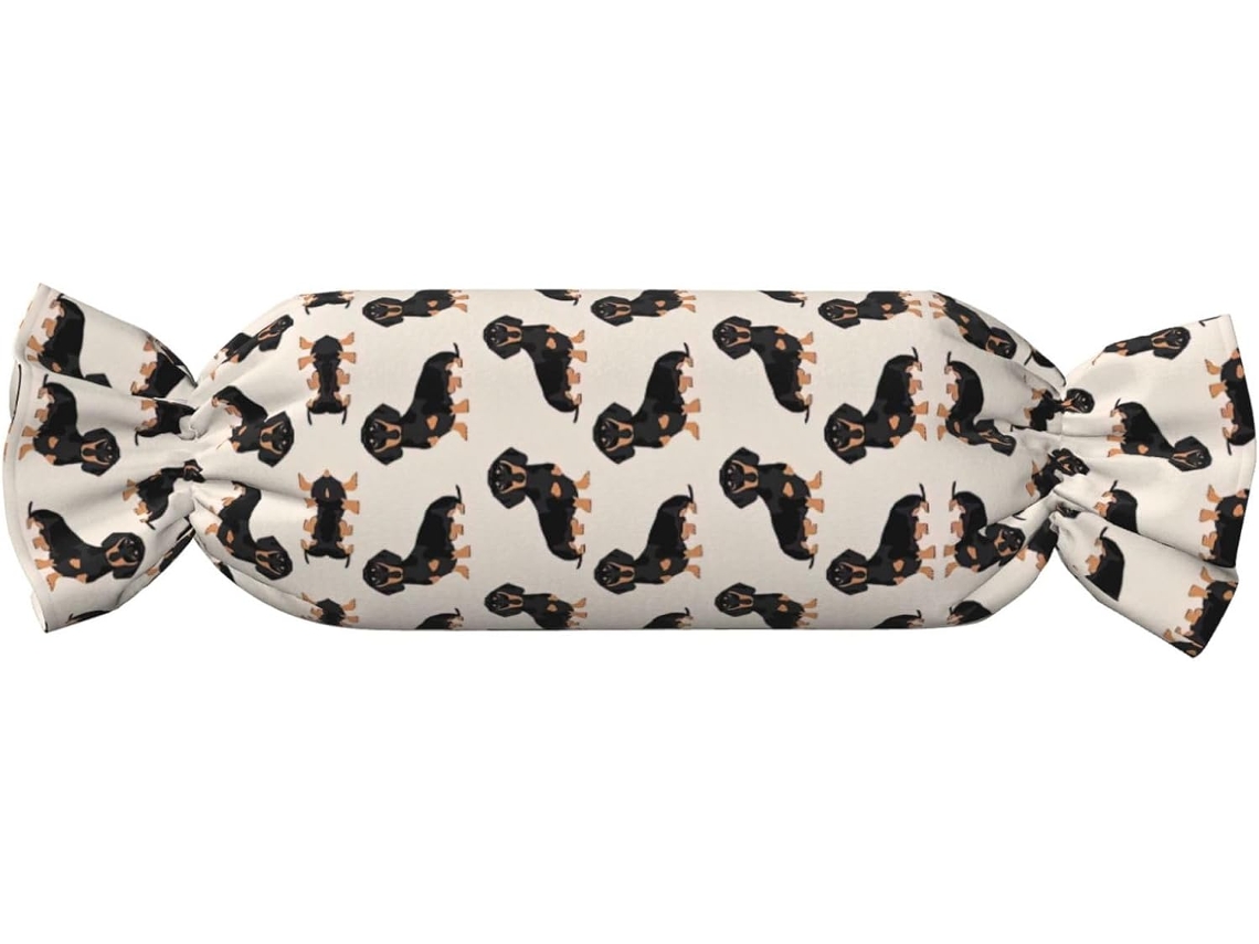Almohada Adorable Cilíndrica Forma Felpa Poliéster Espuma Viscoelástica Resistentes Ajustable Fácil Soporte