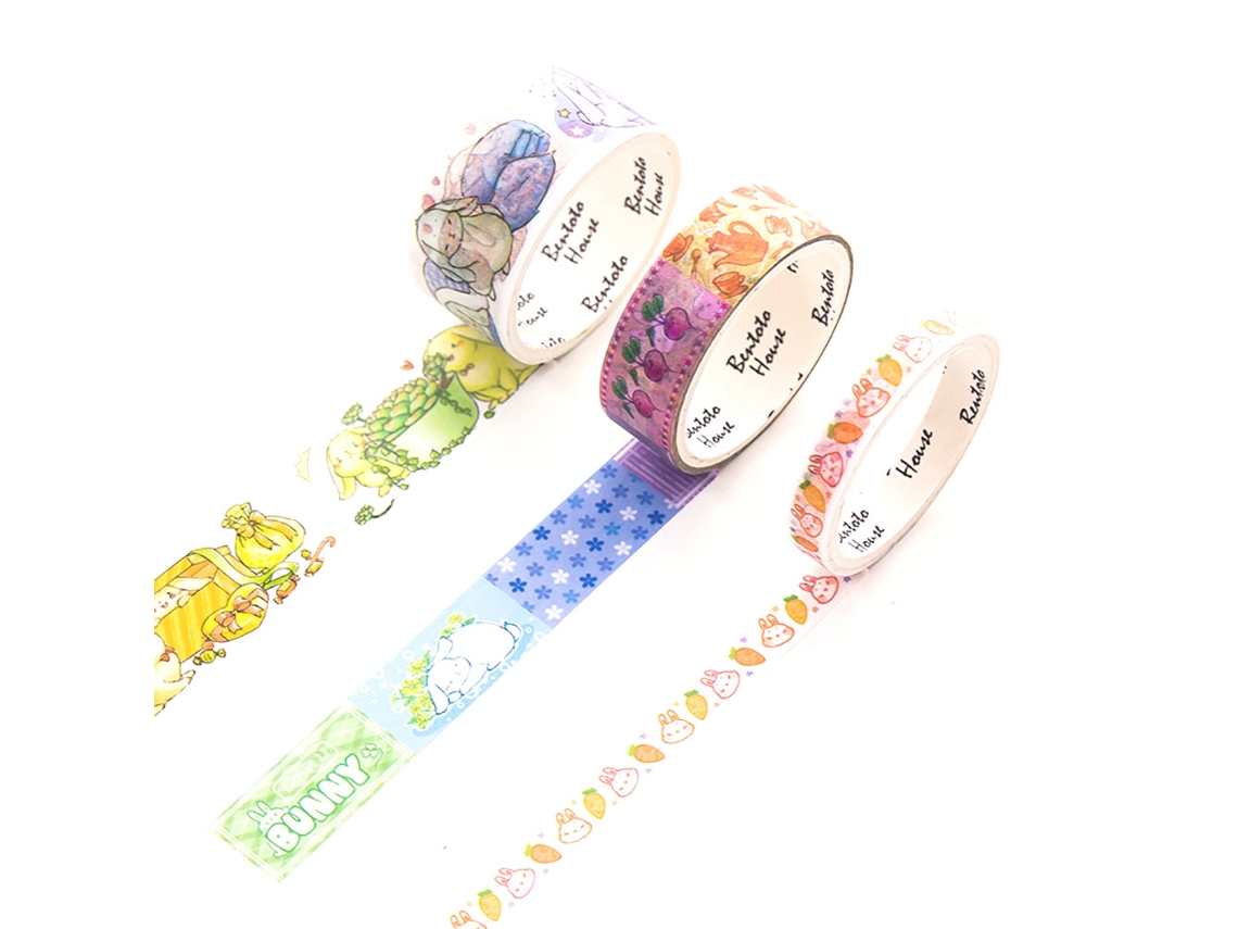 3 Rollos 3 Metros Cinta De Papel Washi Con Patrones De Animales Bonitos Para Diy Decoración 4