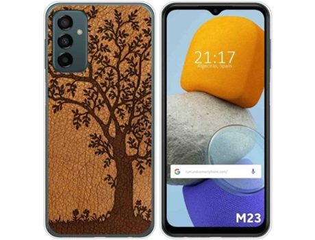 Carcasa para Samsung Galaxy M23 5G TUMUNDOSMARTPHONE Dibujos Cuero 03 Multicolor