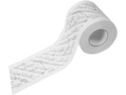 Papel Higiénico Creativo Estampado Notas Musicales Divertida Decoración Rollo Suave Funcional Baño